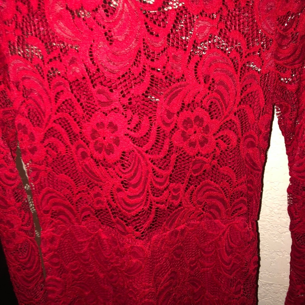 Red dress